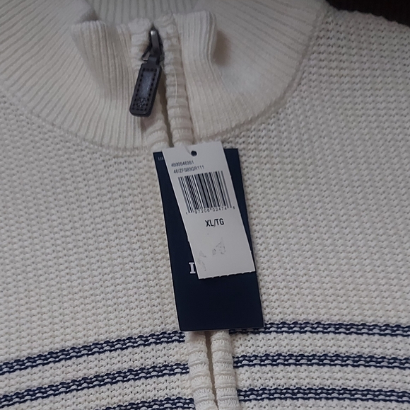 IZOD NWOT QUARTER ZIP PREMIUM SWEATER - Picture 9 of 10